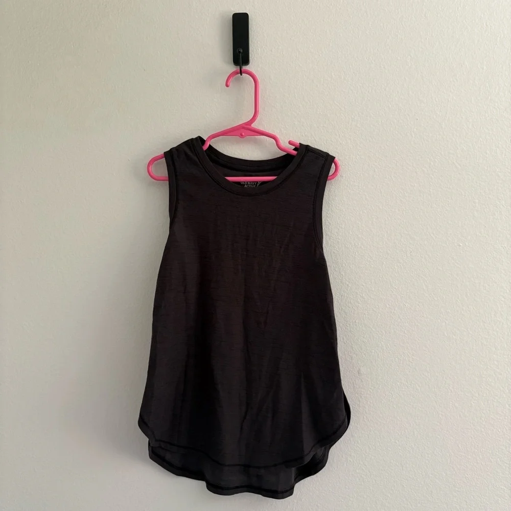Old Navy •‎ Kids Active Sleeveless Dark Gray Top